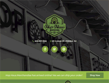 Tablet Screenshot of hophausbrewing.com